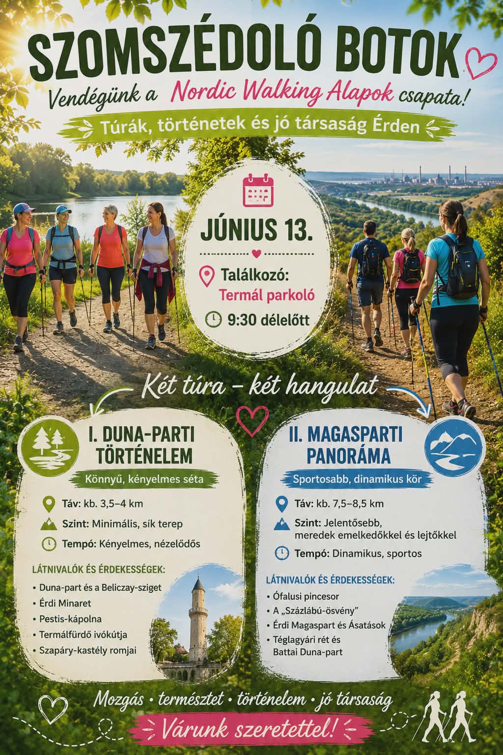 Kezdőlap 5 - Erd Szomszedolo botok program - Nordic Walking Alapok